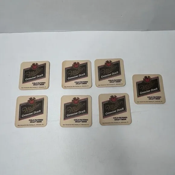 Lot of 35 Vintage Paper/Cardboard Beer Coasters Collection Variety - Picture 3 of 7